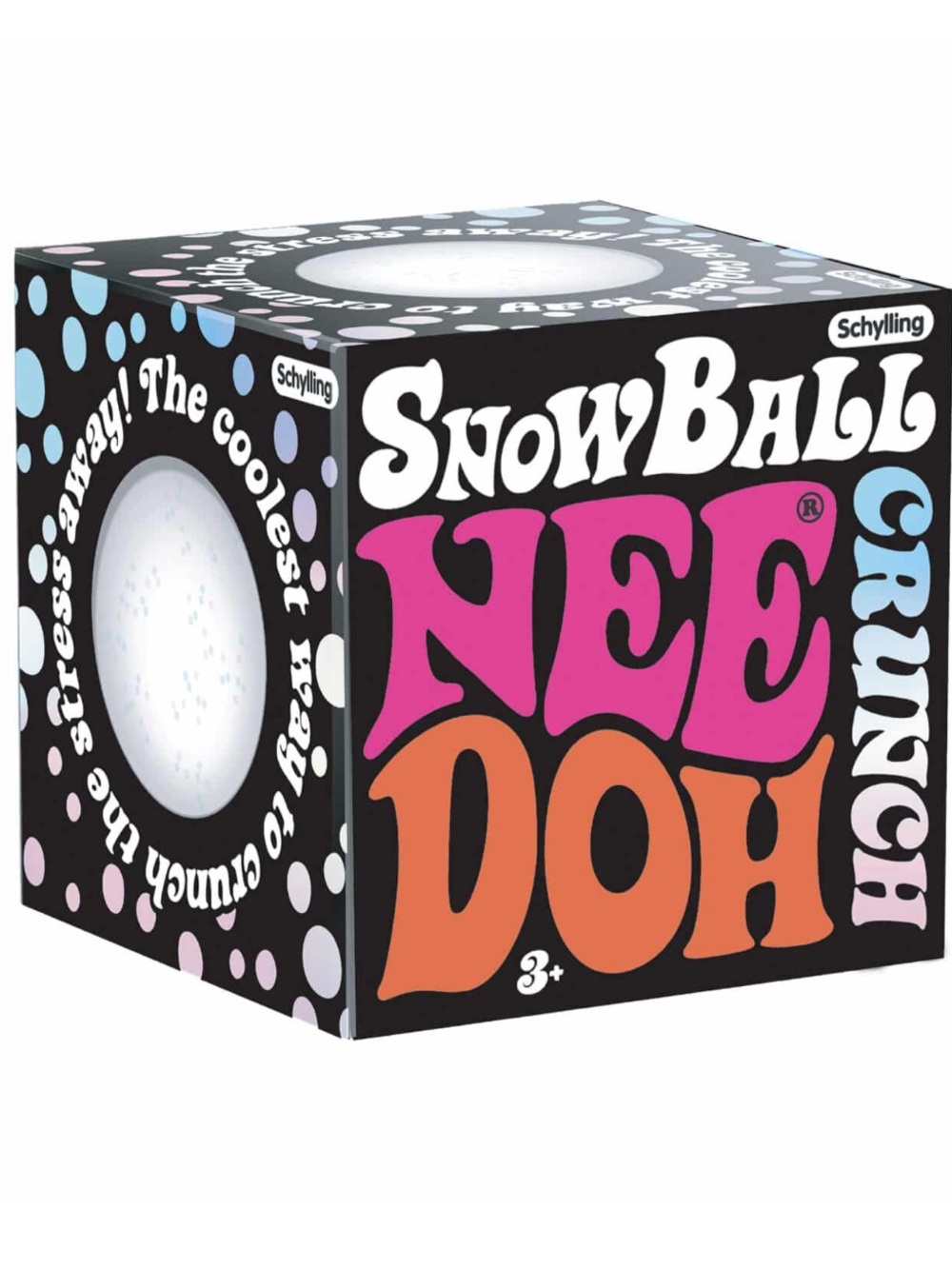 SnowBall NeeDoh Crunch Stress Ball by - White